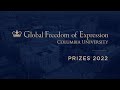Global Freedom of Expression Prizes 2022