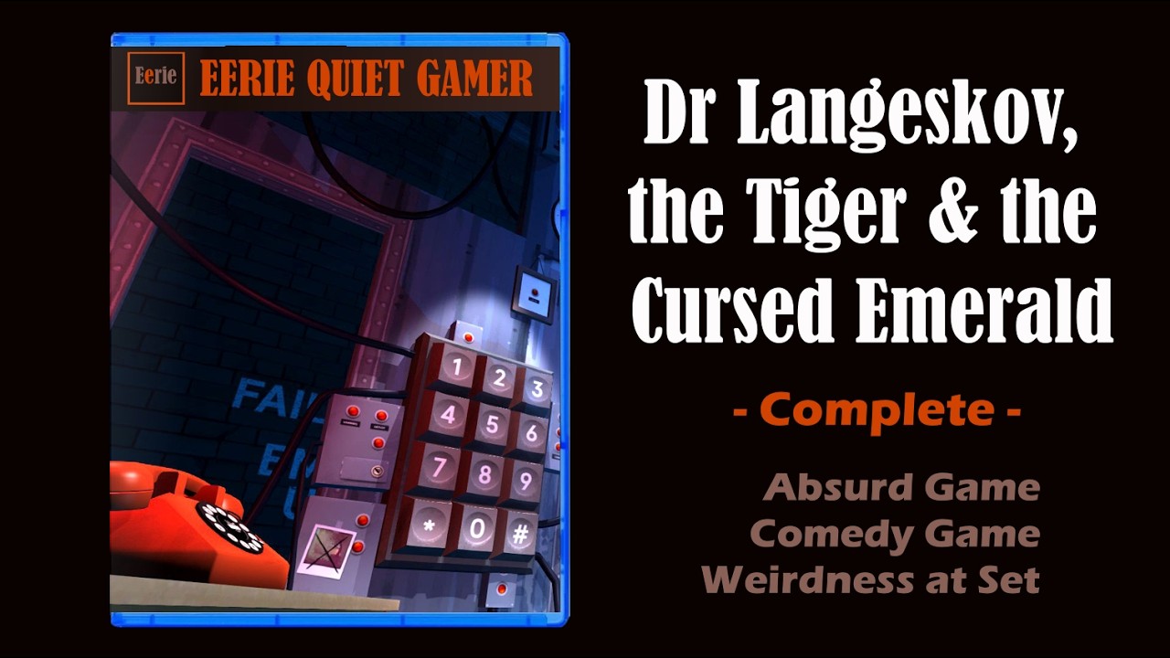 DR LANGESKOV, The TIGER and The CURSED EMERALD (British Humor Game) FULL Longplay No Commentary