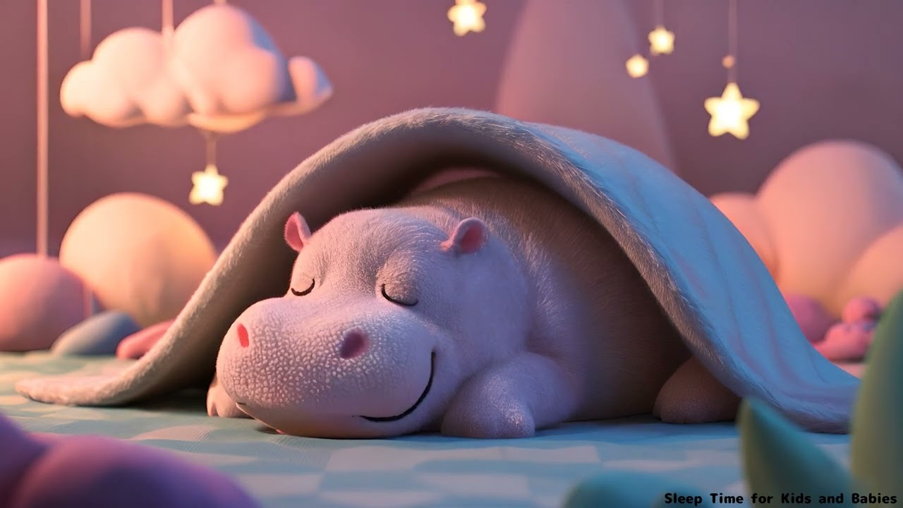 🦛Hippo's Lullaby - Gentle Sleep Music for Babies and Children🛌🌙