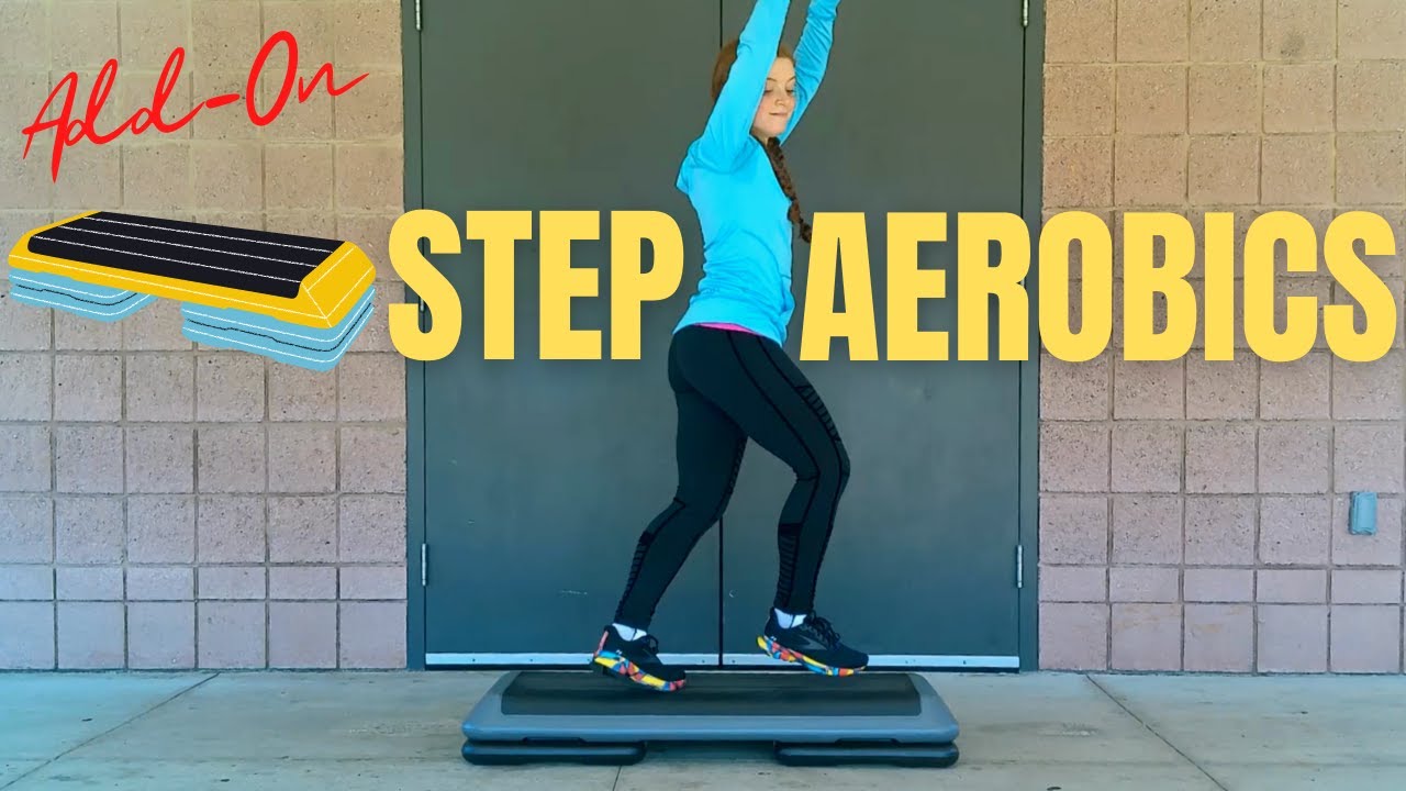 STEP Aerobics Workout Party | Basic - Intermediate Add-On | 134 BPM ...