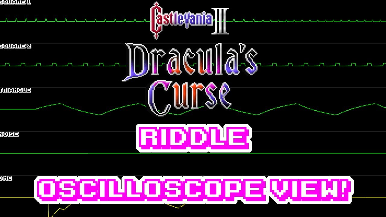 Dracula Riddle Castlevania III : Dracula's Curse (NES) - Riddle - In Oscilloscope View ...