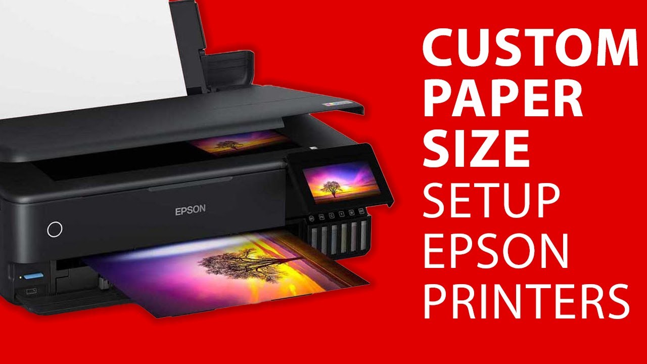 How To Create Custom Paper Sizes Epson Windows Youtube