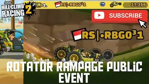 Hill Climb Racing 2 - ROTATOR RAMPAGE public event