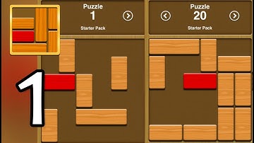 Unblock Me - Level 1-20 - Gameplay Walkthrough Part 1 (Android, iOS)