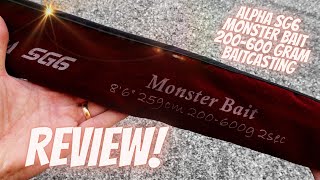 Recension av SG6 Alpha Monster Bait, 200-600 gram (spinnspö)