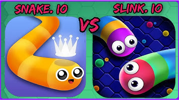 Snake. io Vs Slink. Io Game Comparison!