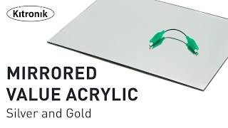 Celebrity Mirrored Value Acrylic Sheets - Silver and Gold Wealth