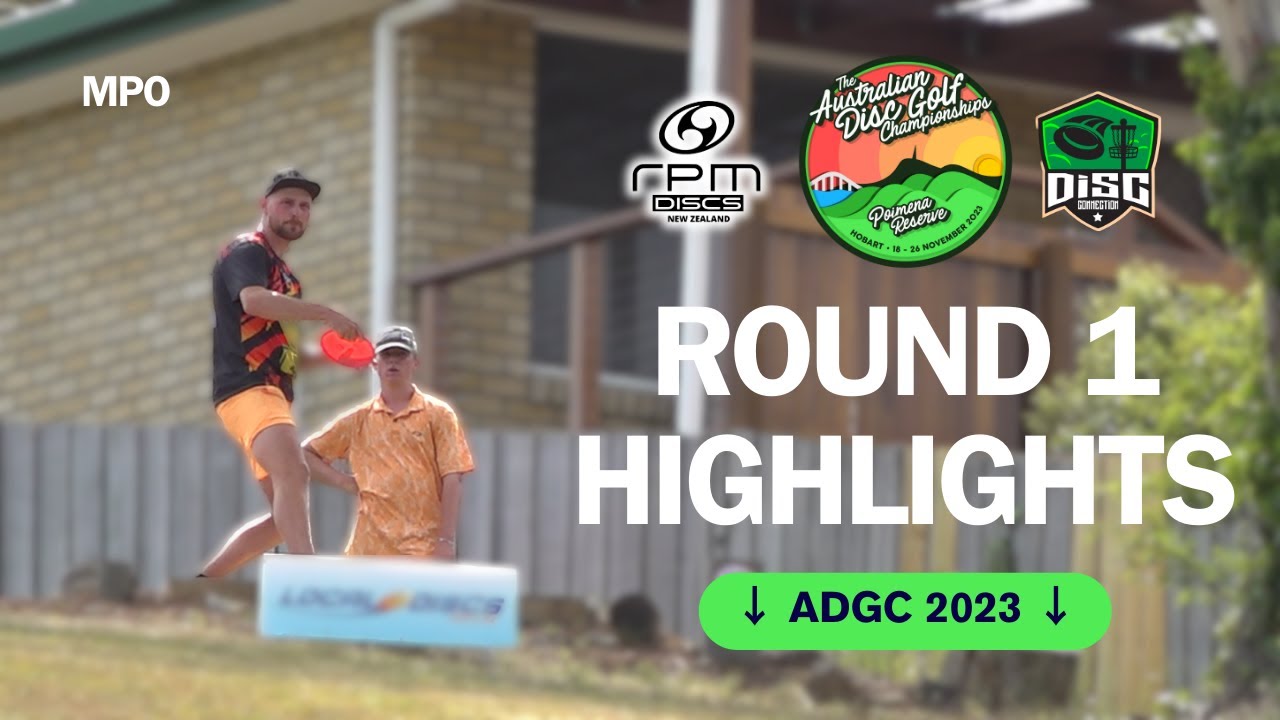 Round 1 MPO Highlights Australian Disc Golf Championships YouTube
