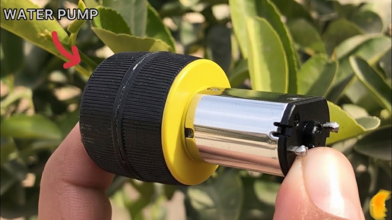 How to Make Mini Water Pump || Using Bottle Cap