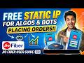 Placing Orders after Static IP Whitelist using EBOTS #stockmarket #algotrading #trading