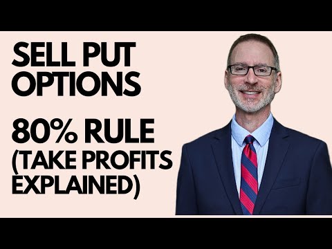 Sell Put Options – 80% Rule (Take Profits Explained)