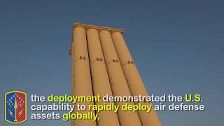 174th Air Defense Artillery Brigade provides command and control for a THAAD system in Israel.