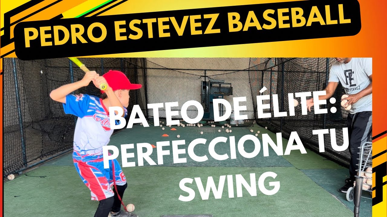 Perfecciona tu swing con Pedro Estevez Baseball 💯💯