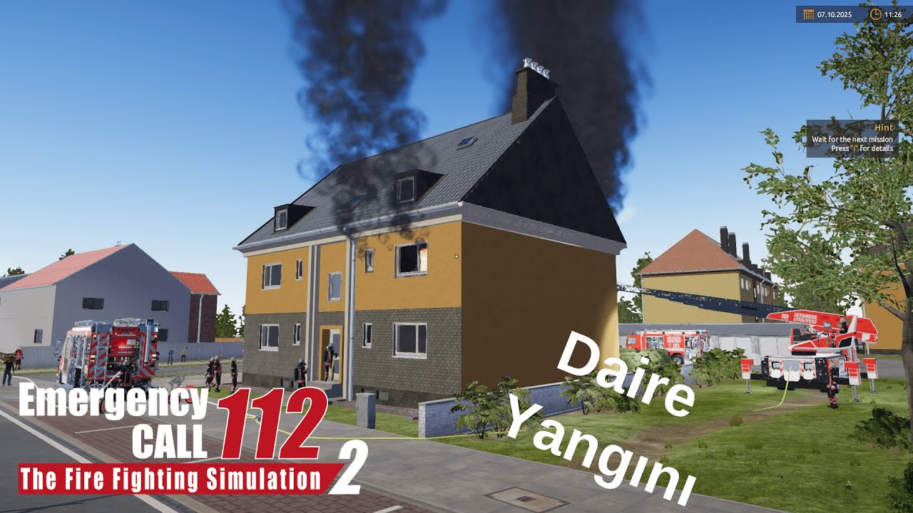 🚨 Notruf 112 | DAİRE YANGINI! Yoğun Duman, Hızlı Müdahale | Wigue525 Görev Başında!