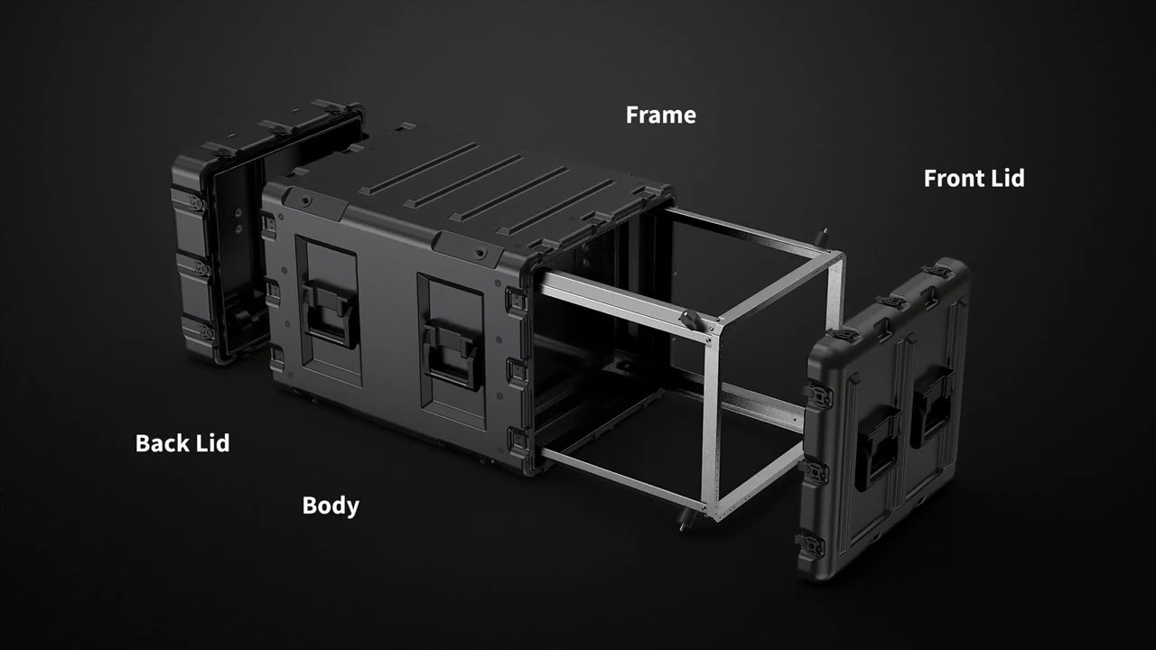 Pelican Hardigg SUPERV Product Animation for Custom Case Group