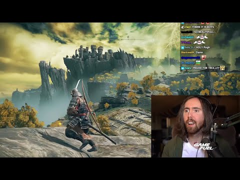 Asmongold first reaction to Elden Ring's Vast Open World