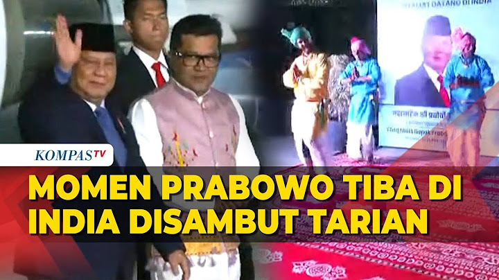 Momen Presiden Prabowo Tiba di India hingga Saksikan Tarian Penyambutan