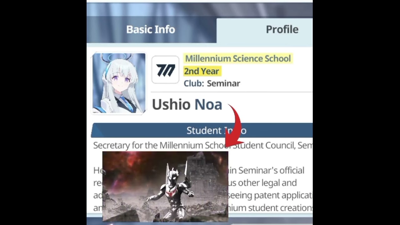 Blue archive Noa X Ultraman Noa 