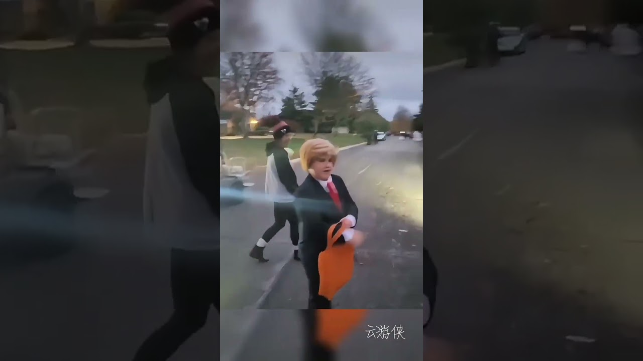 Kids imitate Donald Trump