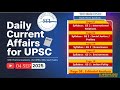 Daily Current Affairs - 04 September 2025 | Singha Classes | UPSC, SPSC, Gov't Exams