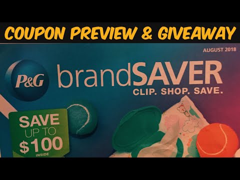 August P&G 2018 Coupon Preview & Giveaway