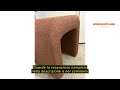 Recensione del ATMOSPHERA CREATEUR D'INTERIEUR Atmosphera - Puf de tela bouclé Sevi Amber - An. 41 x