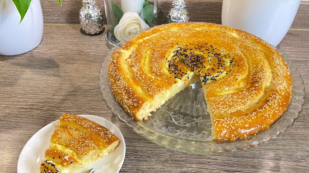 كيكة الحلزونية بي الجبن 🥰سرييييعة التحضير ومذاق روووووعة👍