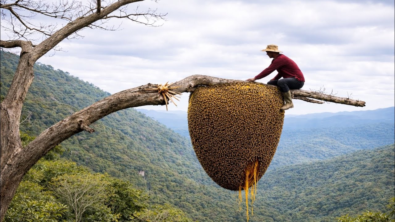 Wild Honey Hunt Gone Wrong – Bees Everywhere, No Way Back