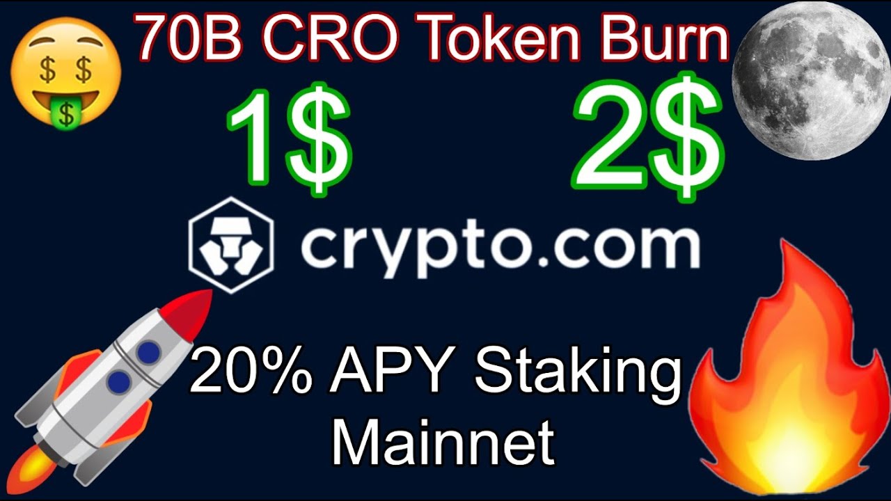 70B Token CRO Burn and Launch! 20 Staking APY! CRO
