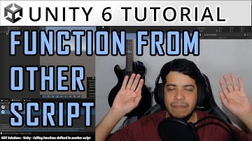 { How to CALL A FUNCTION FROM ANOTHER SCRIPT in Unity - Detailed Unity tutorial for beginners }
