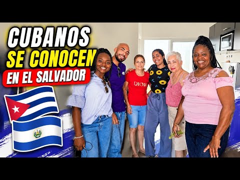 🇨🇺Cubans MEET in El Salvador 🇸🇻Thanks to a subscriber!