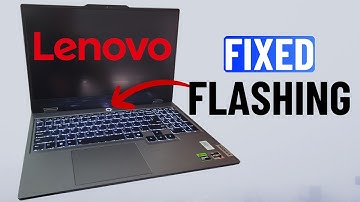 [FIXED] Lenovo Laptop Power Button Flashing But No Display