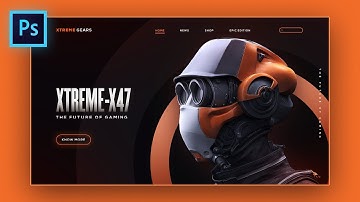 Gaming UI Design in Photoshop - Photoshop Tutorial in Hindi / हिंदी
