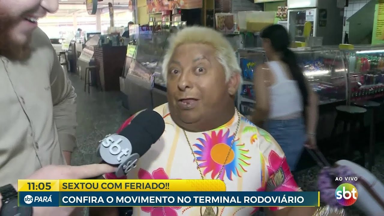 Patixa Teló é entrevistada ao vivo no SBT Pará - 15/08/2025
