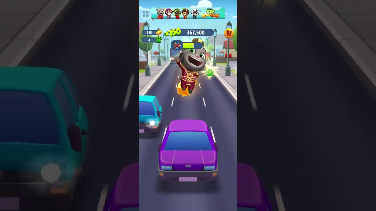 Best Funny Fails Talking Tom Gold Run vs Tom Hero Dash vs Tom Gold Run 