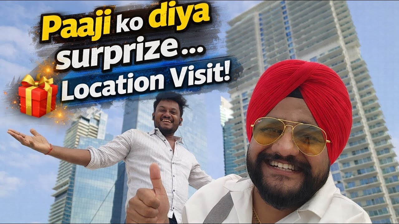 DUBAI Vlog 24 | Paaji ko diya surprise… New Location Visit!