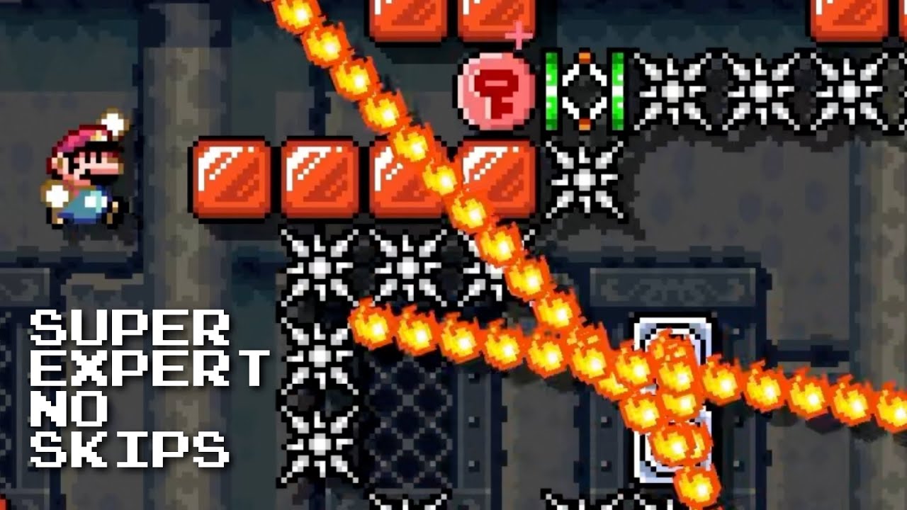 Суперэксперт без пропусков: Не смотри влево, Gauntlet (Mario Maker 2, Switch 2)