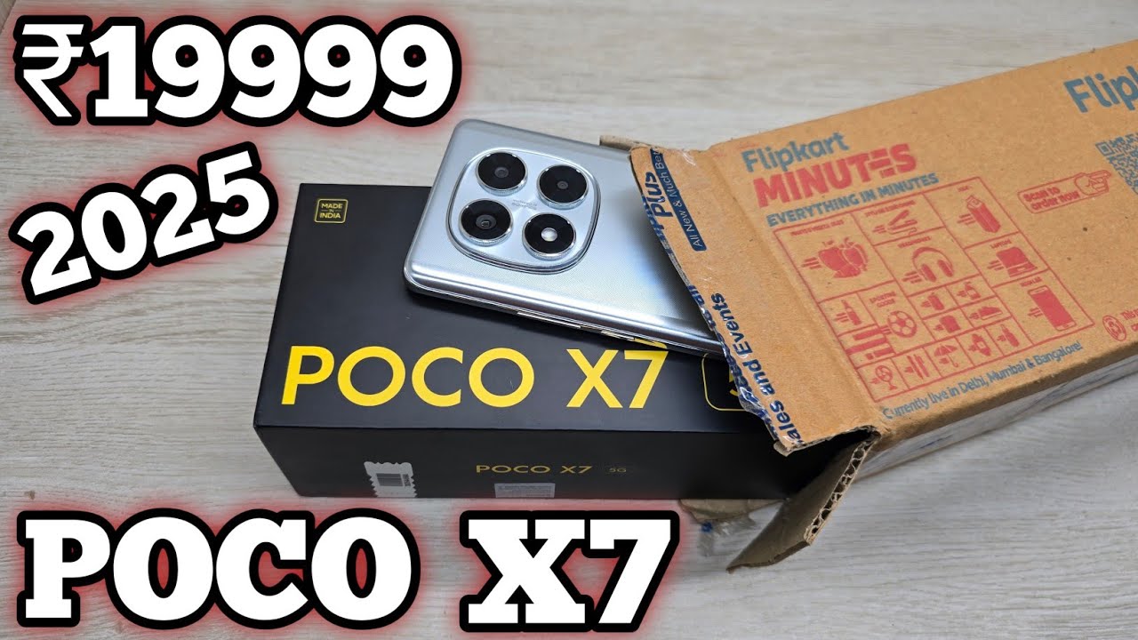 Poco X7 5G Unboxing Flipkart Sale Unit - New Gaming King ?