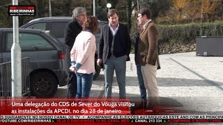 Delegação do CDS de Sever do Vouga visitou a APCDI com a presença do deputado António Monteiro