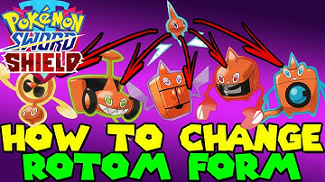 How to change ROTOM FORM in Pokemon Sword & Shield