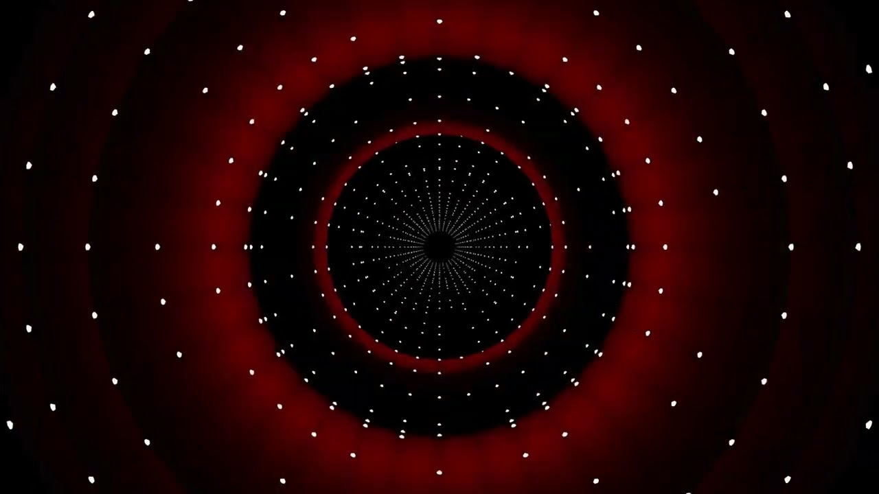 Concentric Circles and Glowing Dots Tunnel 1