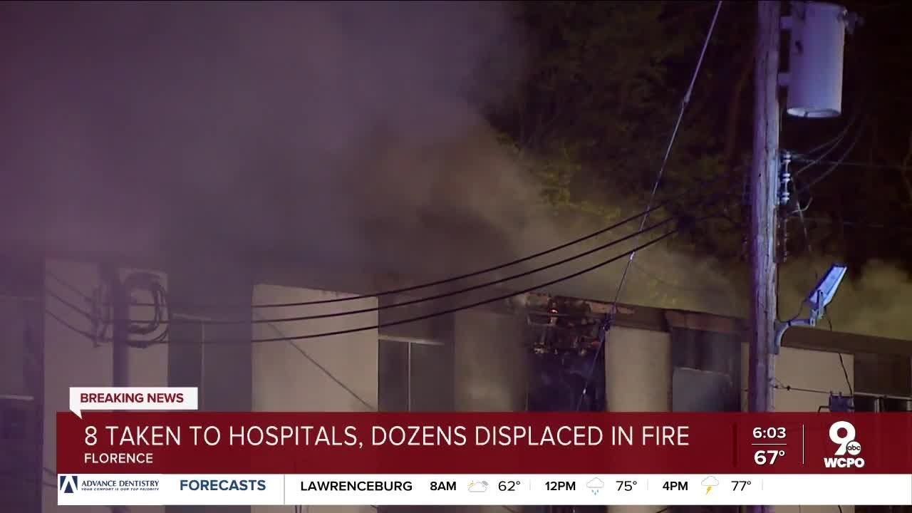 Dozens displaced after major apartment fire in Florence YouTube