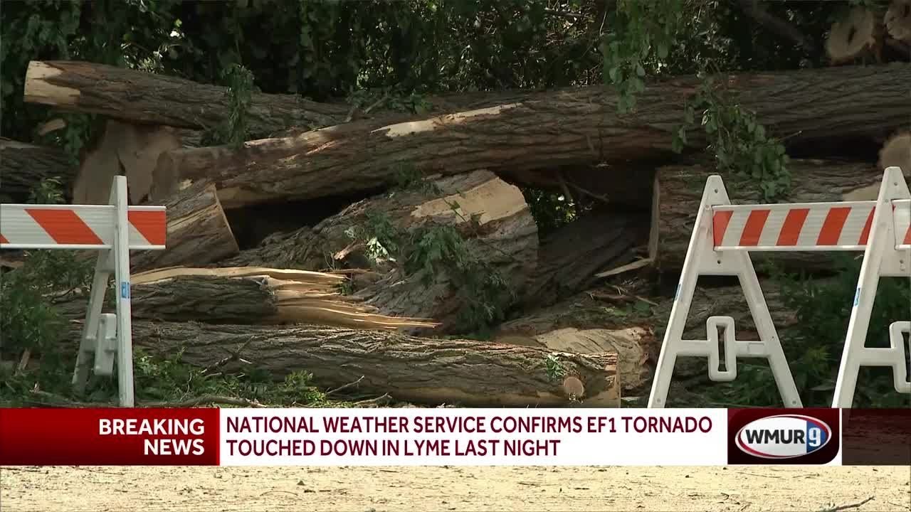 Tornado touchdown confirmed in Lyme, New Hampshire - YouTube