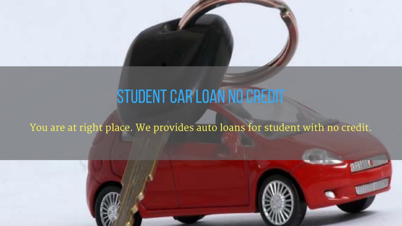Student Car Loan No Credit - CarLoanNoCredit