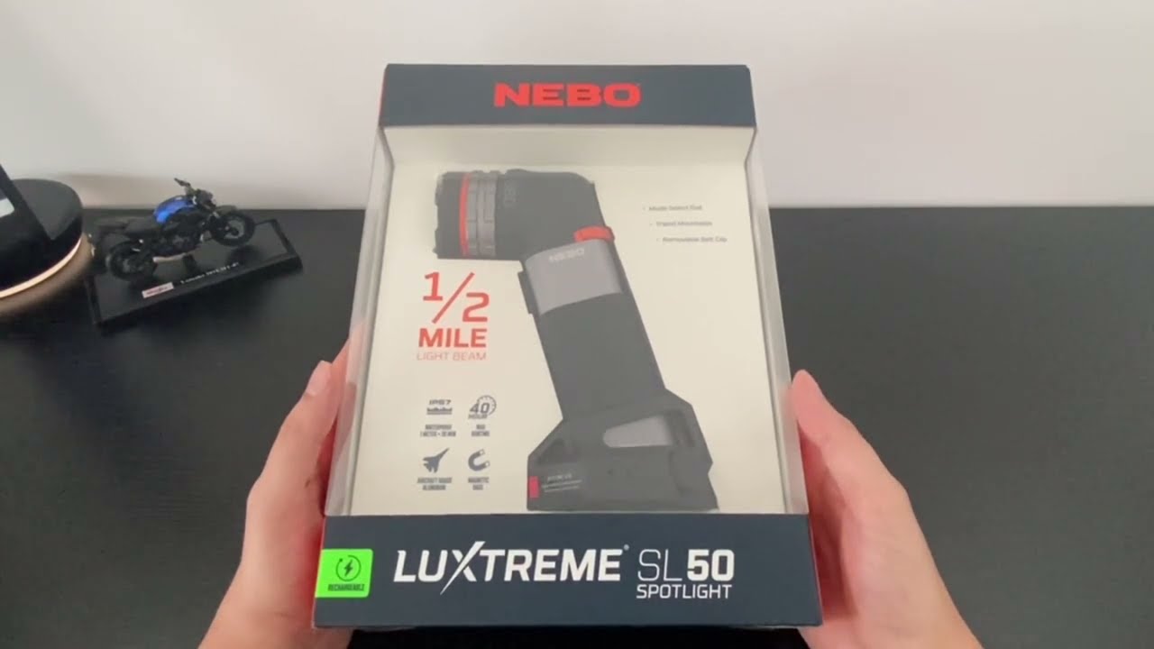 NEBO Luxtreme SL50 Spotlight | Search Light - YouTube