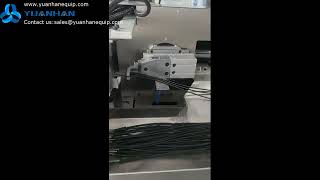 Multi-core sheathed wire tinning and heat shrink tube inserting machine - Yuanhan
