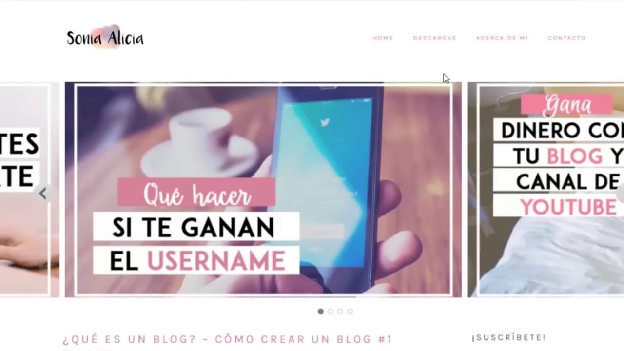 El blog más bonito y profesional - YouTube
