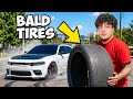 POV Sliding My HELLCAT REDEYE Every Turn I Make W BALD TIRES 