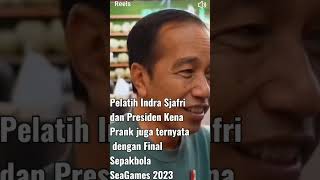 Presiden Jokowi Belah Duren Rayakan Kemenangan Timnas U22, Ternyata sempat Kena Prank. Masih Tanding