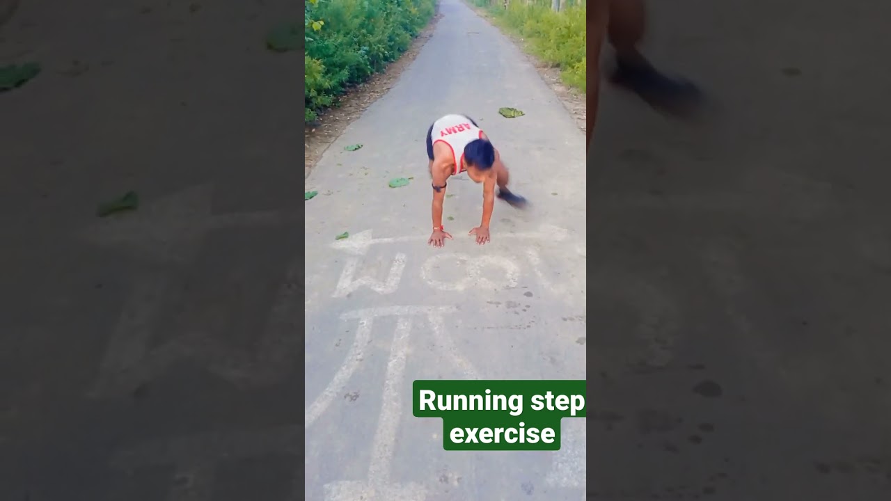 running step exercise video